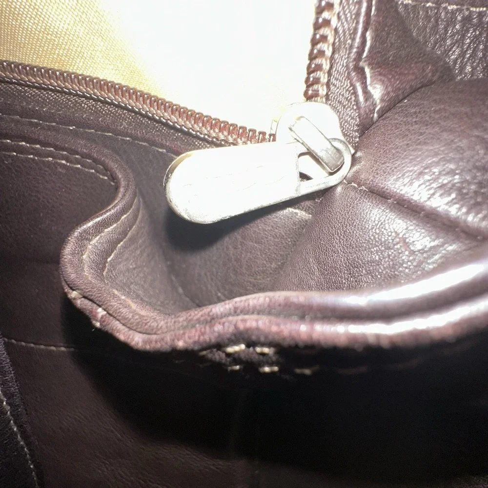Vintage PIEL Saddle Leather Large Shopping Weekender Bag